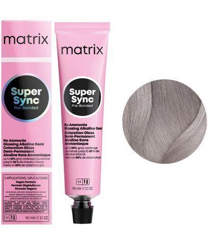 Крем-фарба безаміачна Matrix Super Sync Pre-Bonded №8P Light blonde pearl 90 мл 0000000020951 фото
