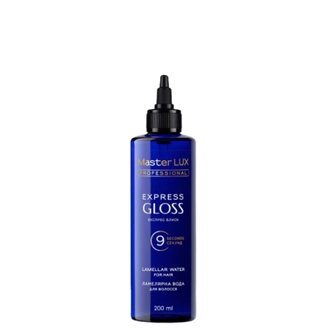 Вода ламелярная для волос Master LUX Professional Express Gloss 200 мл 0000000022393 фото