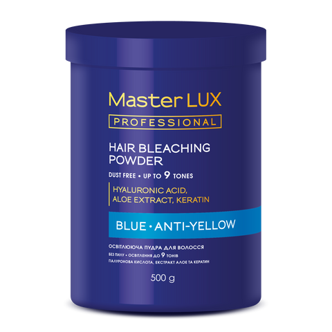Пудра освітлююча Master LUX Professional Hair Bleaching Powder Blue Anti Yellow 500 0000000014459 фото