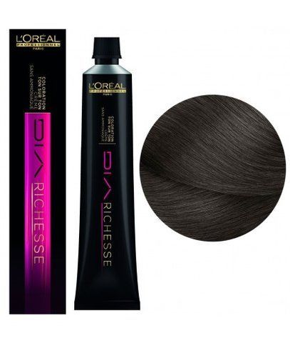 Крем-фарба без аміаку L'Oreal Professionnel Dia Richesse №5 Світлий шатен 50 мл 0000000006447 фото