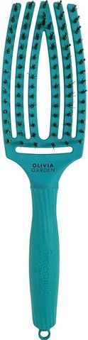 Щетка для волос Olivia Garden FingerBrush Care Iconic Boar&Nylon Blue Lagoon 0000000021295 фото