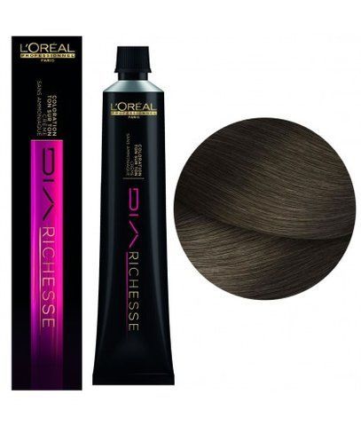 Крем-фарба без аміаку L'Oreal Professionnel Dia Richesse №6 Темний блондин 50 мл 0000000006451 фото