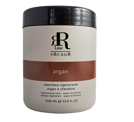 Маска для реконструкції волосся з олією аргани та кератином RR Line Argan Star 1000 мл 0000000007695 фото