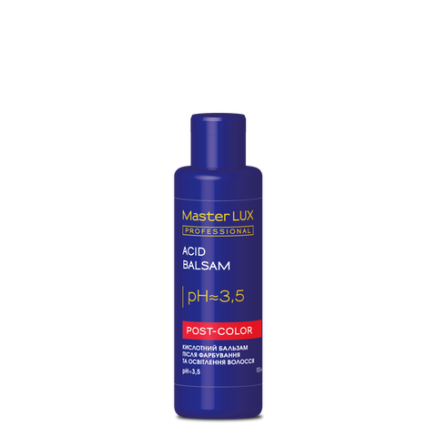 Бальзам кислотний після фарбування та освітлення волосся Master LUX Professional Acid Balsam 100 мл 0000000014437 фото