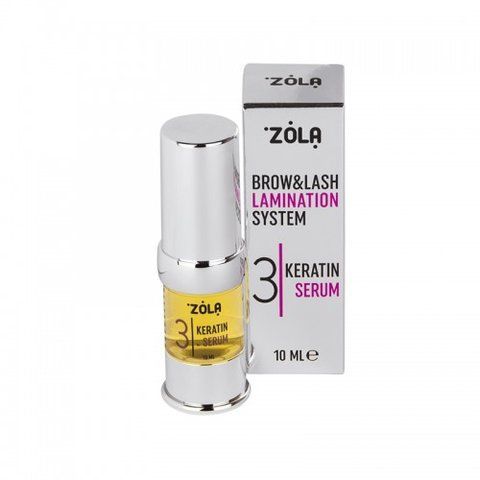 Склад для ламінування брів та вій Zola Brow&Lash Lamination System 03 Keratin Serum10 мл 0000000017946 фото