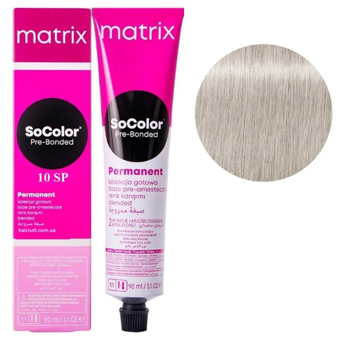 Крем-фарба Matrix SoColor Pre-Bonded Cream №10SP Дуже світлий попелястий блонд 90 мл 0000000022551 фото