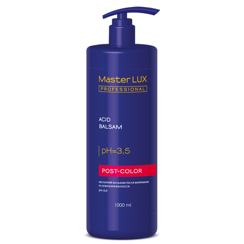 Бальзам кислотний з дозатором Master LUX Professional Acid Balsam 1000 мл 0000000014439 фото