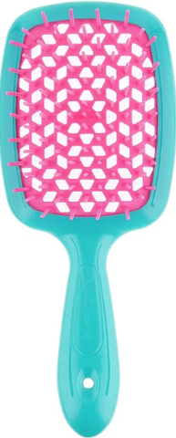 Щітка для волосся Janeke Superbrush Бірюзово-рожева 0000000016167 фото