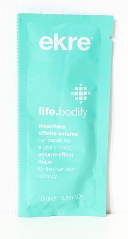 Маска для об&rsquo;єму тонкого волосся EKRE Life.Bodify Mask 15 мл 0000000004684 фото