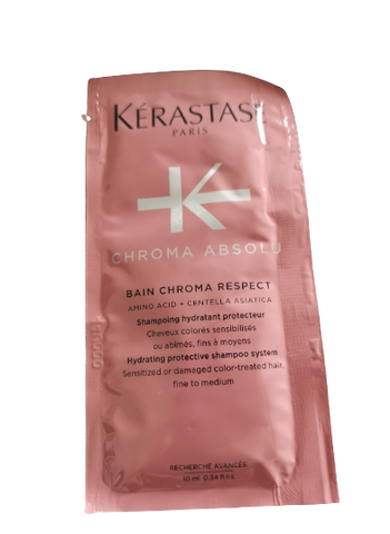 Шампунь для фарбованого тонкого волосся Kerastase Chroma Absolu Bain Chroma Respect 10 мл 0000000016360 фото