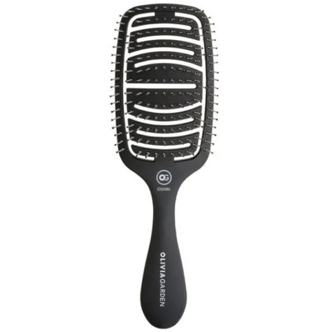 Щітка для волосся Olivia Garden Essential Care Flex Thick Hair Bristles Matt Black 0000000020475 фото