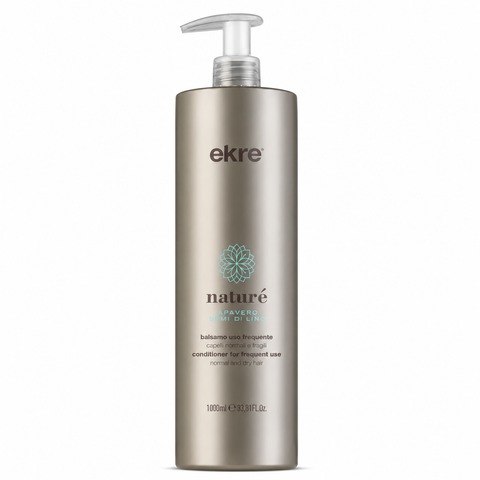 Кондиціонер для щоденного використання з екстрактом льону EKRE Nature Conditioner 1000 мл 0000000004516 фото