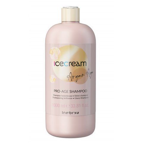 Шампунь з аграновою олією для фарбованого волосся Inebrya Pro-Age Shampoo Argan Oil 1000 мл 0000000017444 фото