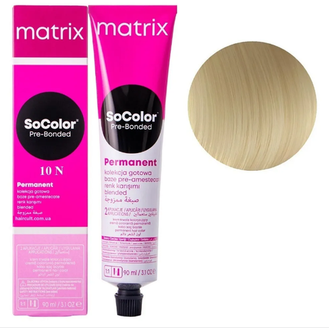 Крем-краска Matrix SoColor Pre-Bonded Cream №10N Very light natural blonde 90 мл 0000000022428 фото