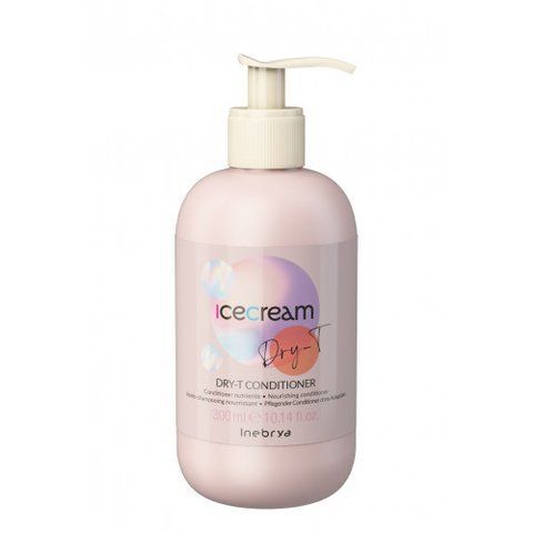 Кондиціонер для сухого, кучерявого й фарбованого волосся Inebrya Dry-T Conditioner 300 мл 0000000017393 фото
