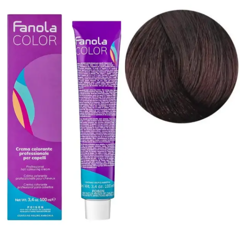 Крем-фарба для волосся Fanola №4/6 Chestnut red 100 мл 0000000006532 фото