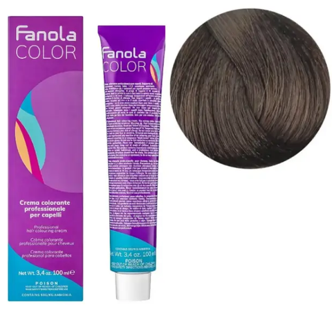 Крем-фарба для волосся Fanola №5/0 Light Chestnut 100 мл 0000000006553 фото
