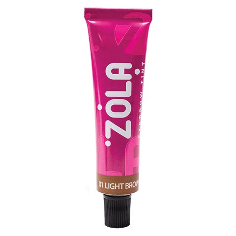 Фарба для брів з колагеном Zola Eyebrow Tint With Collagen №01 Light Brown 15 мл 0000000017921 фото