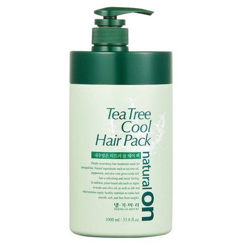 Маска освежающая на основе чайного дерева Daeng Gi Meo Ri Naturalon Tea Tree Cool Hair Pack 1000 мл 0000000007751 фото