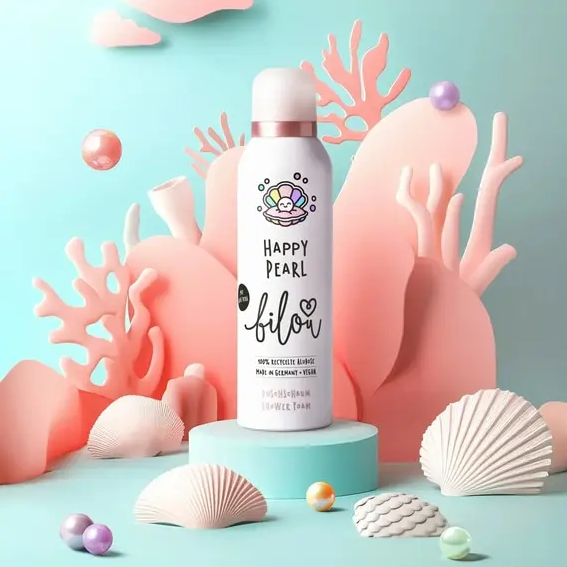 Пінка для душу Bilou Happy Pearl 200 мл 0000000021379 фото
