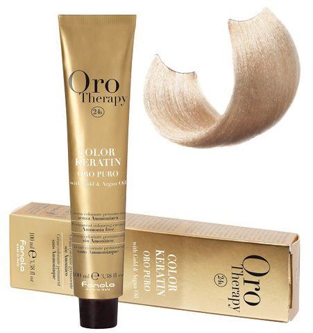 Крем-фарба безаміачна для волосся Fanola Oro Therapy Extra №10/3 Blond platinum golden extra 100 мл 0000000000489 фото
