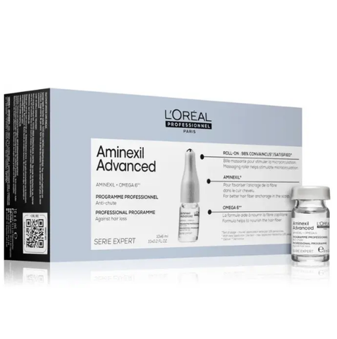 Ампули проти випадіння волосся L'Oreal Professionnel Aminexil Advanced 10 шт 6 мл 0000000007336 фото