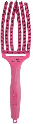 Щетка для волос Olivia Garden Finger Brush Combo Medium малиновая 0000000013404 фото