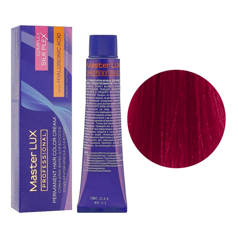 Крем-краска для волос Master LUX Professional №7.56 Среднерусый красно-фиолетовый 60 мл 0000000014554 фото