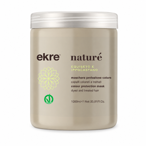 Маска для фарбованого волосся з екстрактом каштану Ekre Nature Colour Protection Mask 1000 мл 0000000017798 фото