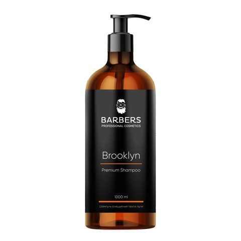 Шампунь для чоловіків проти лупи Barbers Brooklyn 1000 мл 0000000013922 фото