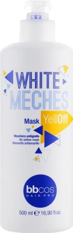 Маска для освітленого волосся BBCos White Meches Yell-Off 500 мл 0000000019327 фото