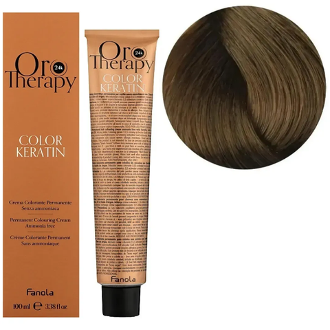 Крем-фарба безаміачна для волосся Fanola Oro Therapy №7/00 Blond Intense 100 мл 0000000000520 фото