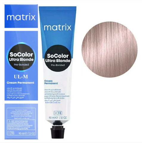 Крем-фарба Matrix SoColor Pre-Bonded Permanent №UL-M Ультраблонд мокко 90 мл 0000000022757 фото