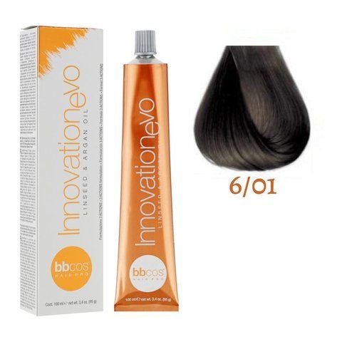 Крем-фарба для волосся BBCos Innovation Evo №6.01 Dark Blond 100 мл 0000000019113 фото