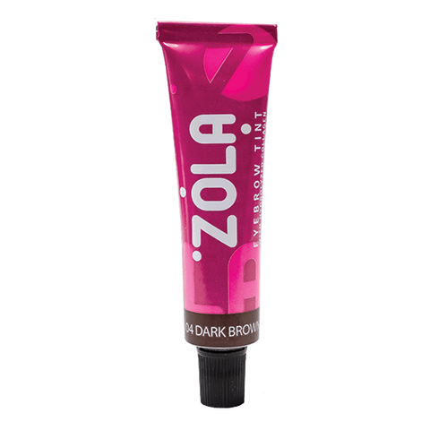 Фарба для брів з колагеном Zola Eyebrow Tint With Collagen №04 Dark Brown 15 мл 0000000017924 фото