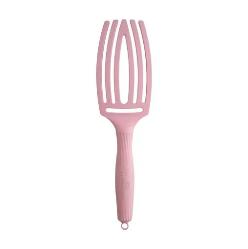 Щітка для укладки Olivia Garden Finger Brush Combo Boar&Nylon ThinkPink 2024 Soft Pink 0000000023288 фото