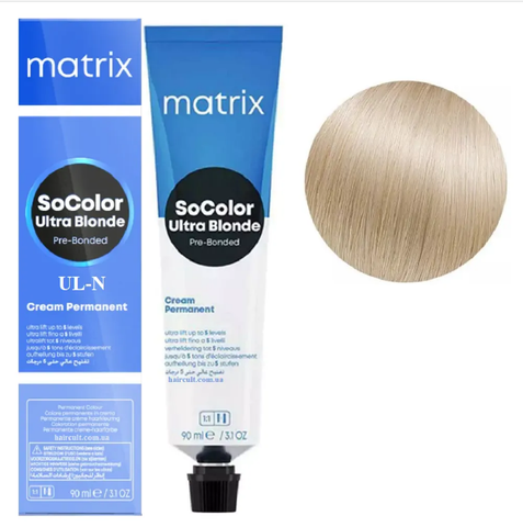 Крем-фарба Matrix SoColor Pre-Bonded Permanent №UL-N Нейтральний ультра блонд 90 мл 0000000022758 фото