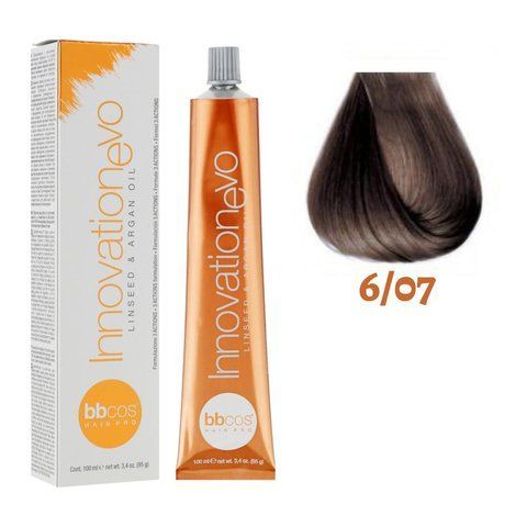 Крем-фарба для волосся BBCos Innovation Evo №6.07 Dark Blond 100 мл 0000000019114 фото