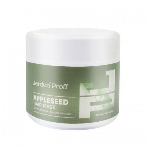 Маска зміцнююча з олією насіння яблука з пантенолом Jerden Proff Appleseed Hair Mask 300 мл 0000000018934 фото