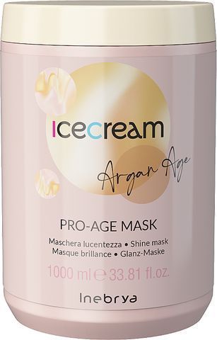 Маска з аргановою олією для фарбованого волосся Inebrya Pro-Age Argan Oil 1000 мл 0000000017441 фото
