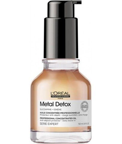 Олійка для зменшення ламкості волосся Loreal Metal Detox Professional Concentrated Oil 50 мл 0000000019029 фото