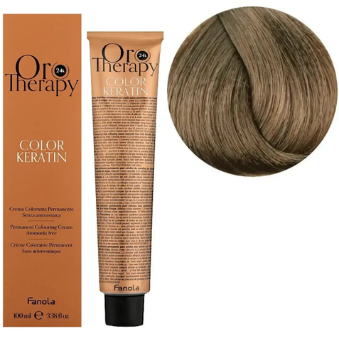 Крем-фарба безаміачна для волосся Fanola Oro Therapy №7/31 Blonde sandy 100 мл 0000000000525 фото