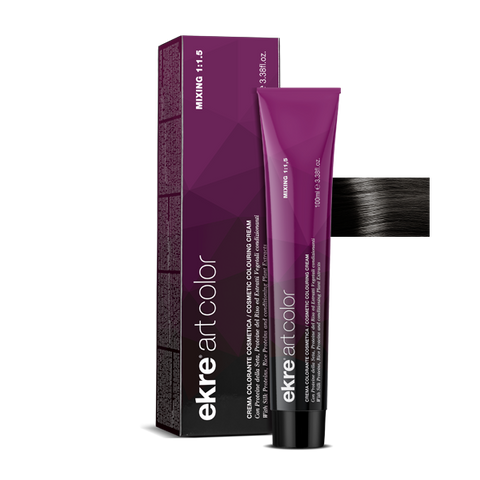 Крем-краска для волос EKRE Art Color Cream №4 Brown 100 мл 0000000004592 фото
