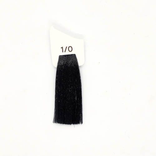Крем-краска аммиачная для волос Inebrya Сolor №1/0 Black 100 мл 0000000017467 фото