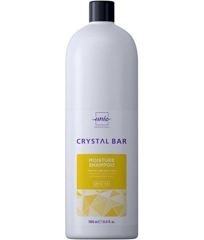 Шампунь для сухого та тьмяного волосся Unic Crystal Bar Moisture Shampoo 1000 мл 0000000020309 фото