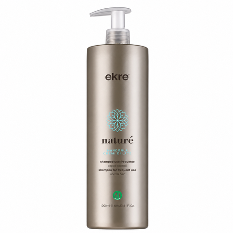 Шампунь для щоденного використання з екстрактом мигдалю EKRE Nature Shampoo 1000 мл 0000000004527 фото