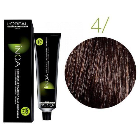 Крем-фарба для волосся Loreal Professionnel INOA 4 Каштан 60 мл 0000000005914 фото