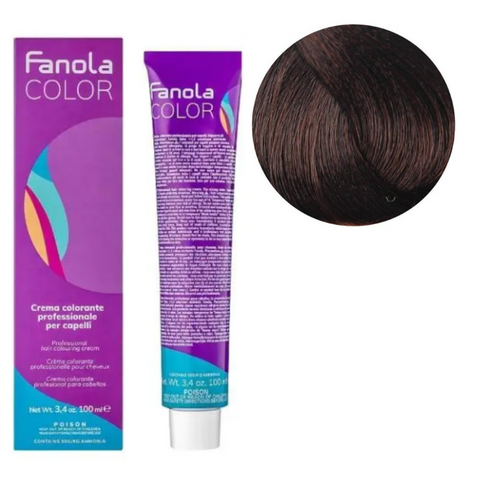 Крем-фарба для волосся Fanola №5/4 Light chestnut copper 100 мл 0000000006563 фото