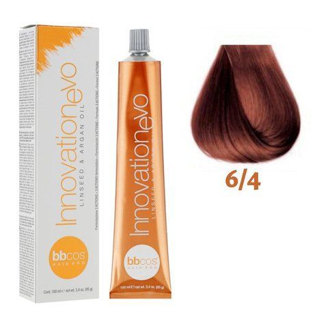 Крем-фарба для волосся BBCos Innovation Evo №6.4 Red Dark Blond 100 мл 0000000019119 фото