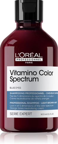 Шампунь для нейтралізації помаранчевих відтінків Loreal Vitamino Color Spectrum Blue Dyes 300 мл 0000000021262 фото